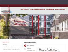 Tablet Screenshot of ev-altenheim.de